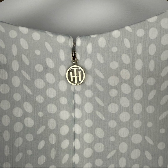 Tommy Hilfiger Women’s Size 6 Polka Dot Ruffle Hem Maxi Dress – Elegant & Flowy - Picture 2 of 5